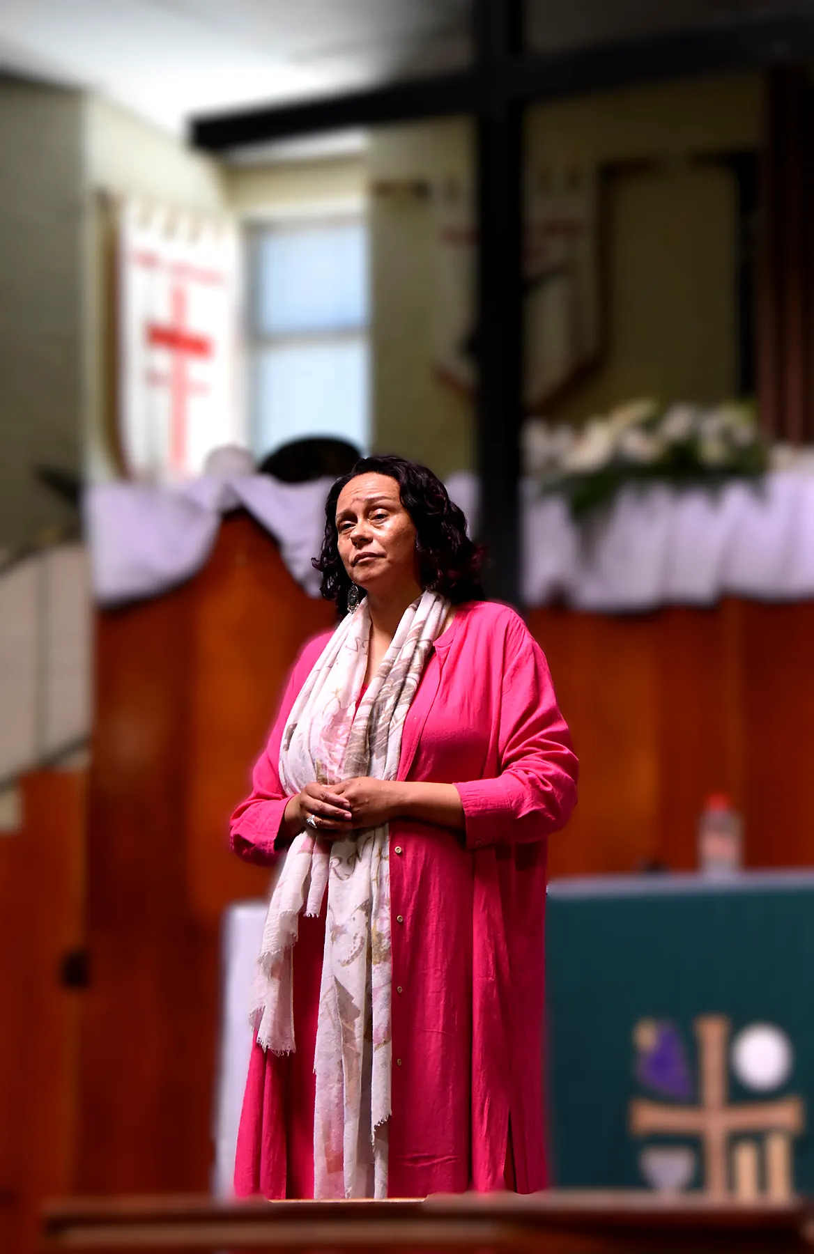 St. Luke’s Chorale 2024 concert preparation photograph
