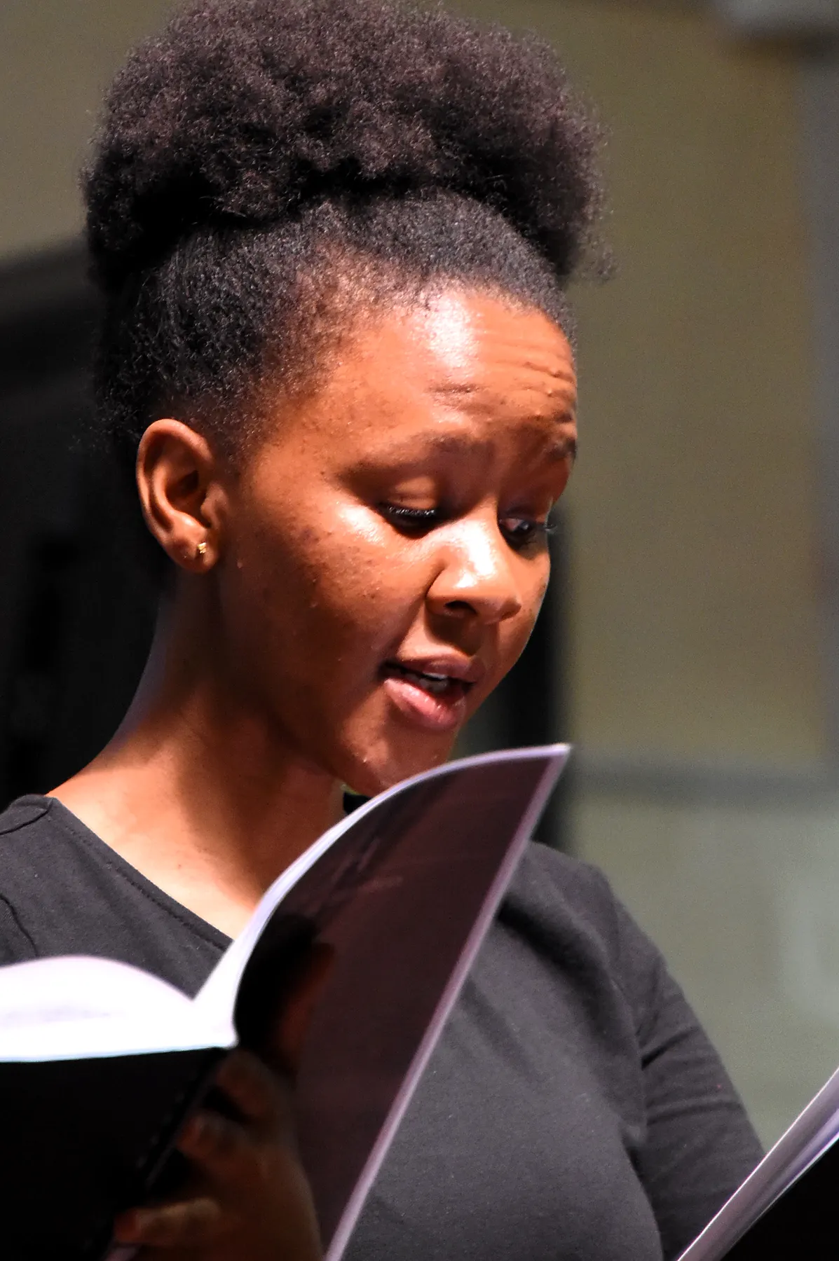 St. Luke’s Chorale 2024 concert preparation photograph